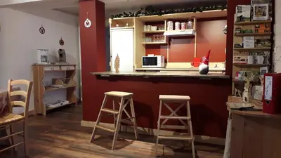 Cuisine ou kitchenette dans l'établissement Entre-parenthèses