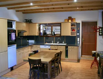 Cuisine ou kitchenette dans l'établissement grande Cahute