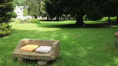 Jardin de l'établissement Pied des Milles Etang - Les Capucins