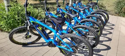 Vélo sur le terrain de l'établissement Résidence Les Rives de la Fecht - Colmar Ouest ou dans les environs