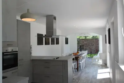 Cuisine ou kitchenette dans l'établissement Subtil insolite