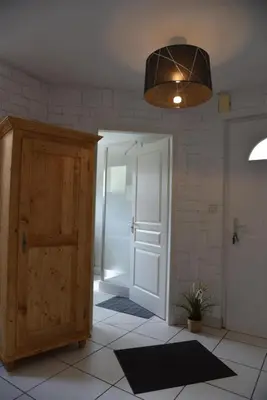 Salle de bains dans l'établissement Le cerisier