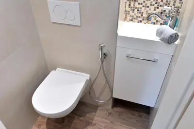Salle de bains dans l'établissement Appartement L'Authentique de la Petite Venise