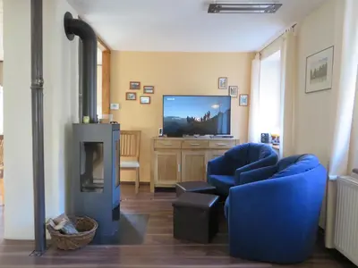 Télévision ou salle de divertissement dans l'établissement Petit Papillon