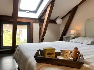 Un ou plusieurs lits dans un hébergement de l'établissement La Clé d'Alsace