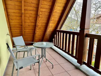 Balcon ou terrasse dans l'établissement Les Chambres Du Vignoble