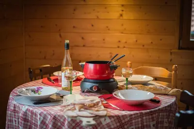 Nourriture dans le chalet ou à proximité