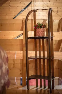 Un ou plusieurs lits superposés dans un hébergement de l'établissement Chalet Anemone