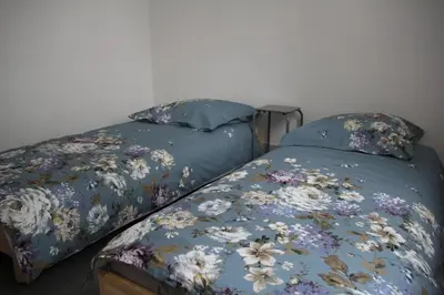 Un ou plusieurs lits dans un hébergement de l'établissement Appartement T3 très calme - Le Bartholdi - Centre de Colmar