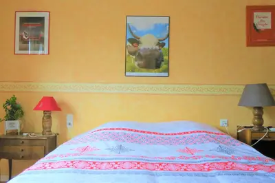 Un ou plusieurs lits dans un hébergement de l'établissement Gîte de famille dans les Vosges