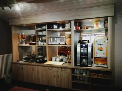 Salon ou bar de l'établissement Auberge des Skieurs
