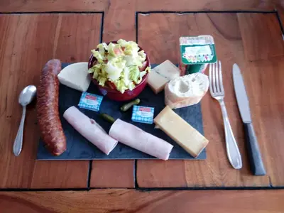 Nourriture dans le B&B/chambre d'hôtes ou à proximité