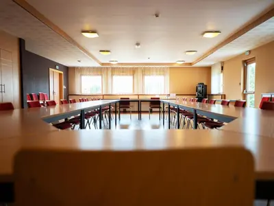Espace de conférence ou salle de réunion dans l'établissement Hotel Cigoland