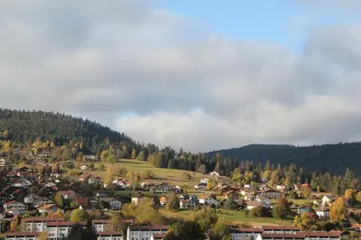 Paysage naturel près de le chalet