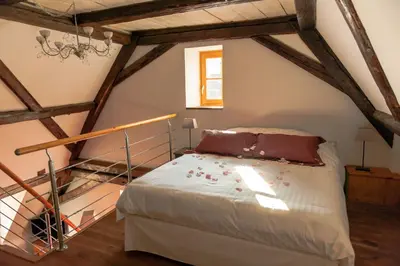 Un ou plusieurs lits dans un hébergement de l'établissement La Maison d'Emilie