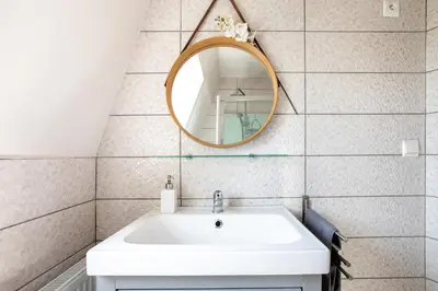 Salle de bains dans l'établissement GANZALIESELE