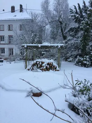 L'établissement Villa Grimm en hiver