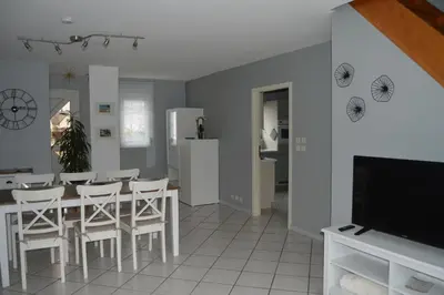 Cuisine ou kitchenette dans l'établissement Au Pays de la Potasse