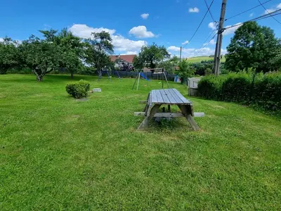 Jardin de l'établissement Au p'tit bonheur vosgien