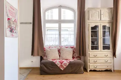 Coin salon dans l'établissement Travel Homes - The Bredele, next to Little Venice