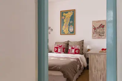 Un ou plusieurs lits dans un hébergement de l'établissement Travel Homes - The Bredele, next to Little Venice
