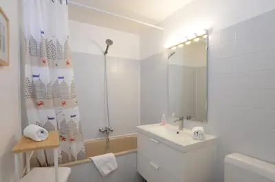Salle de bains dans l'établissement COLMAR city center Little Venise - 