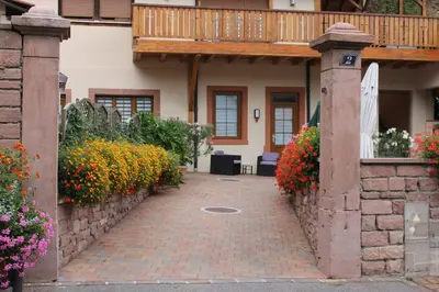 Jardin de l'établissement Hotel Restaurant 3 Châteaux