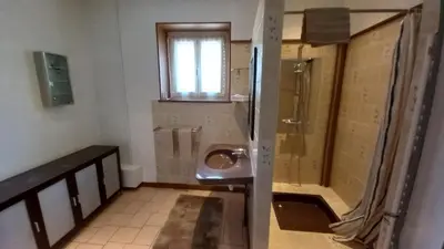 Salle de bains dans l'établissement Studio d'hôtes à 10 km de Gérardmer (Le Tholy)