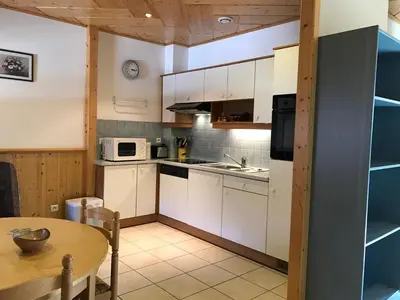Cuisine ou kitchenette dans l'établissement Les Berges de l'Ohmbach