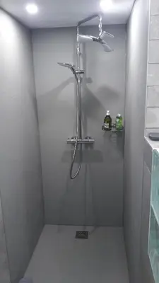 Salle de bains dans l'établissement Au fil de l'écriture - Appartement sur la Route des Vins à riquewihr