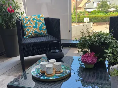 Coin salon dans l'établissement Gîte Wellness Le Six H