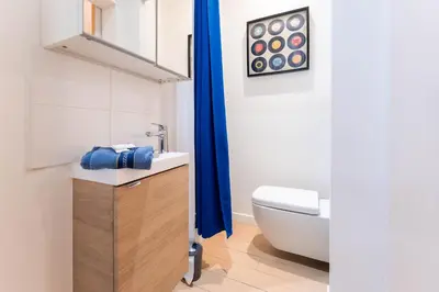 Salle de bains dans l'établissement Colmar City Center - Modern Studio COCOON - BookingAlsace