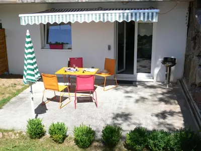 Jardin de l'établissement Gîte la Sapinière