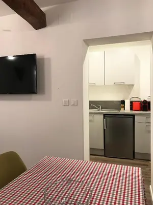 Cuisine ou kitchenette dans l'établissement Gîtes La Petite Venise Colmar