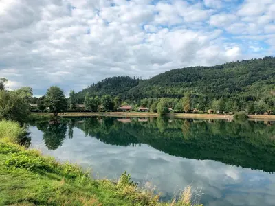Paysage naturel près de la maison de vacances