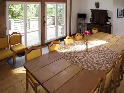 Coin salon dans l'établissement Holiday Home Escher by Interhome