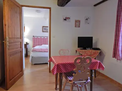 Un ou plusieurs lits dans un hébergement de l'établissement Apartment in Riquewihr with Terrace