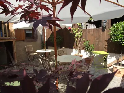 Jardin de l'établissement Apartment in Riquewihr near Vineyards