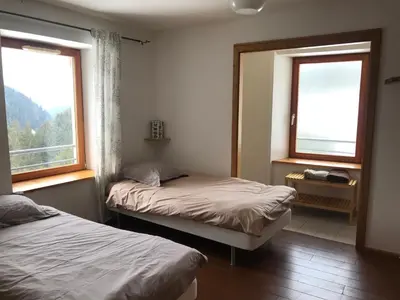 Un ou plusieurs lits dans un hébergement de l'établissement Maison forestière de SCHMALICK