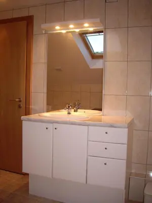 Salle de bains dans l'établissement Gîte du Frankenbourg