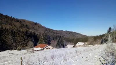 Paysage naturel près de la maison de vacances