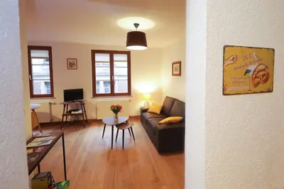 Coin salon dans l'établissement Au buisson de roses