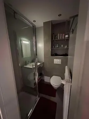 Salle de bains dans l'établissement Djokovic's Apartment