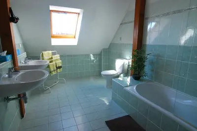 Salle de bains dans l'établissement Chambres d'hôtes Gilles Schneider