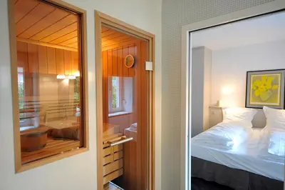 Un ou plusieurs lits dans un hébergement de l'établissement Le Duplex de Jules