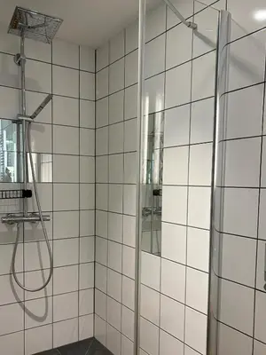 Salle de bains dans l'établissement Hotel Au Cerf