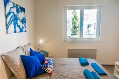 Un ou plusieurs lits dans un hébergement de l'établissement Travel Homes - The Bluefel, 2m walk Little Venice