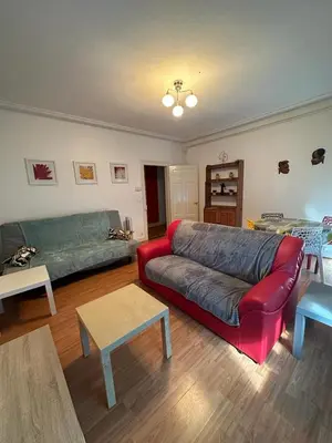 Coin salon dans l'établissement Le Cocon - 3 pièces Mulhouse Gare/Centre