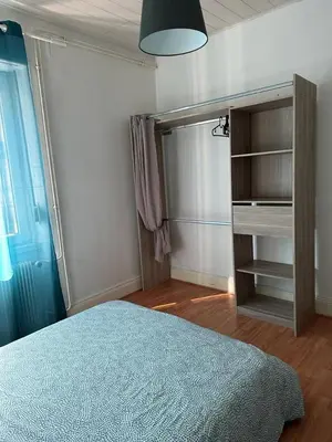 Un ou plusieurs lits dans un hébergement de l'établissement Le Cocon - 3 pièces Mulhouse Gare/Centre