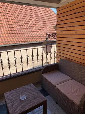 Balcon ou terrasse dans l'établissement Appart LE COUCOU